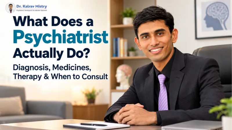 What Does a Psychiatrist Actually Do? Diagnosis, Medicines, Therapy & When to Consult
